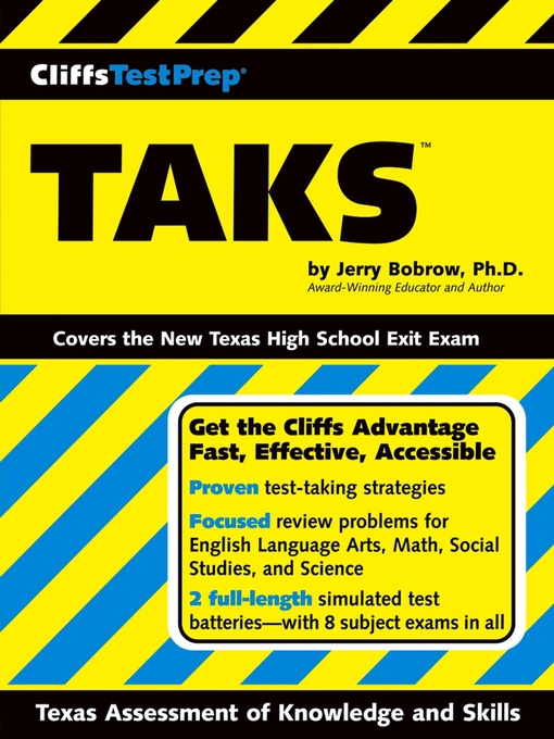 Title details for CliffsTestPrep TAKS by Jerry Bobrow, Ph.D. - Available
